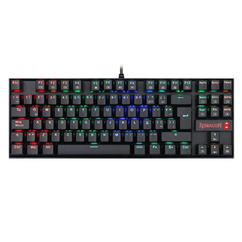 Teclado Gamer Redragon K552 Kumara RGB ES Negro Switches Red USB