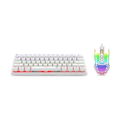 Kit de Teclado y Mouse T-Dagger T-TGS008W-BR Main Force 2 en 1