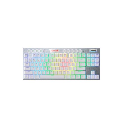 Teclado Redragon Horus TKL White red switch spanish K622W-RGB-SP CABLEADO