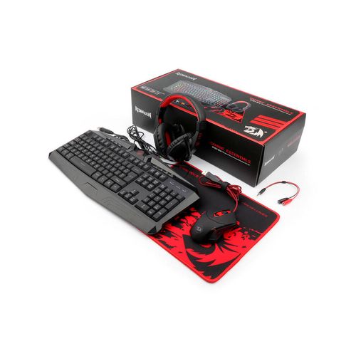 Kit de Teclado y Mouse Redragon S101-BA-SPS 4 en 1