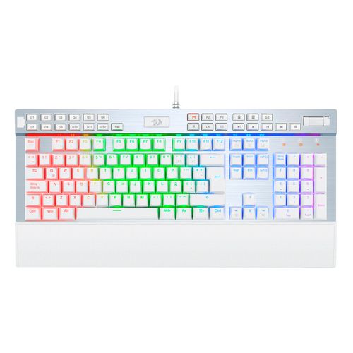 Teclado Gamer Redragon K550 Yama Blanco ES RGB USB