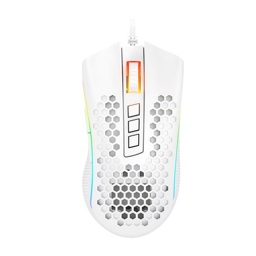 Mouse Gamer Redragon M988 RGB Storm Elite White USB