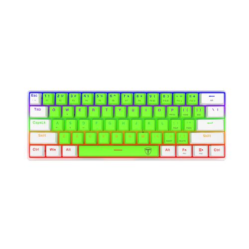 Teclado Gamer T-Dagger T-TGK321-GW-BR Arena green/white brown Switch