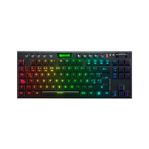 Teclado Gamer Redragon K621-RGB-SP RD Horus TKL Wireless Red Switches