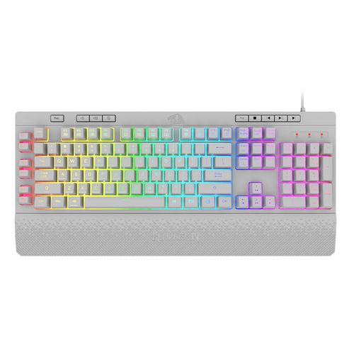 Teclado Gamer Redragon K512 RGB SHIVA White USB