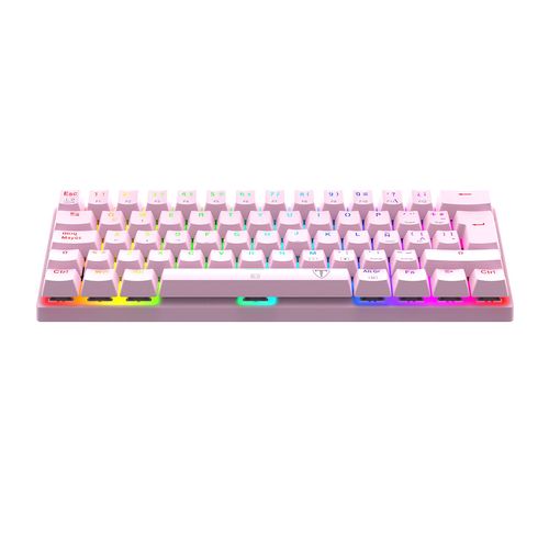 Teclados T-Dagger Arena Pink red switch spanish T-TGK321P-RGB-SP