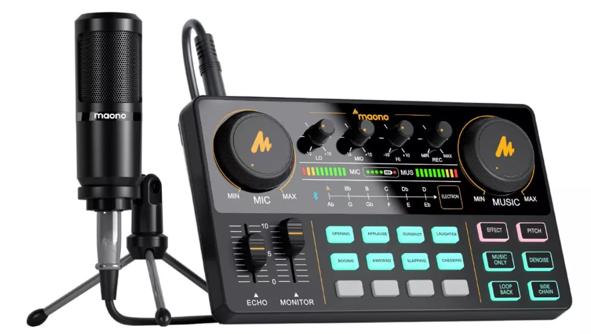 Kit Consola De Sonido Podcast Maono Am200 Lite + Mic Pm360 | Shipin