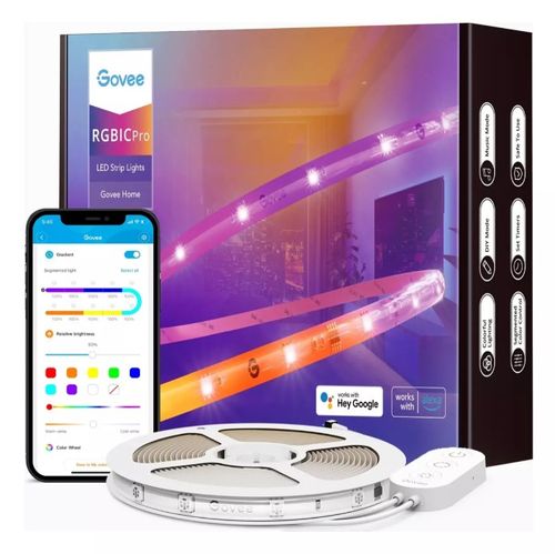 Iluminación LED Govee - Tira LED 5 metros Alexa Smart RGB Wi-Fi H615A3A1