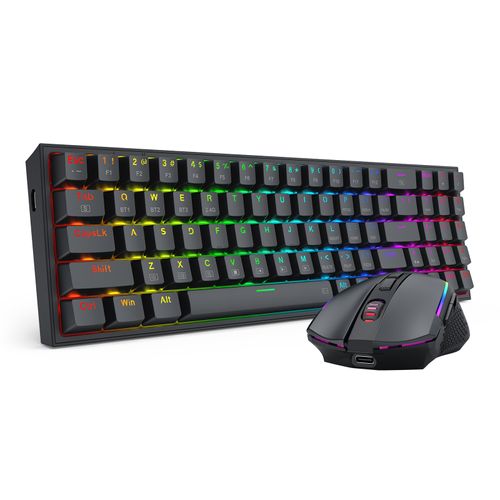 Kit de Teclado y Mouse Redragon Wireless - S136
