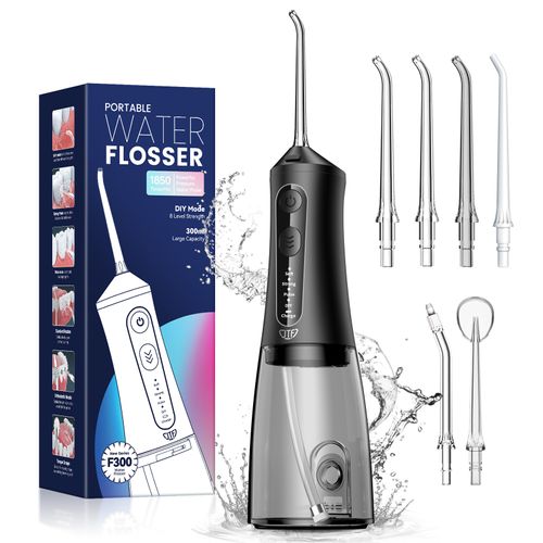 Irrigador Bucal Portátil JTF F300 Negro