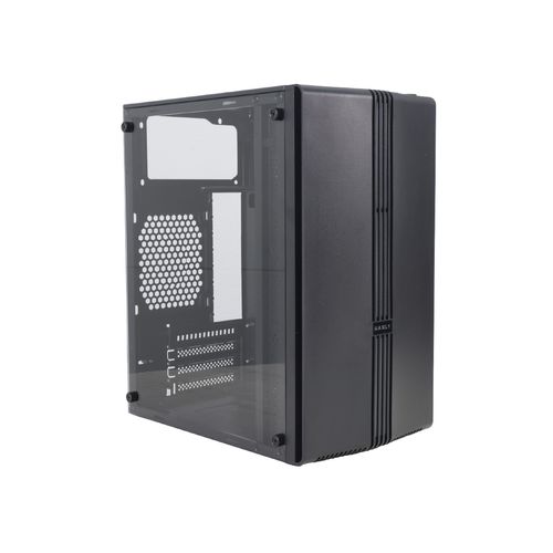 REACONDICIONADO Gabinete Haxly M3 MicroATX USB ARGB Strip Black