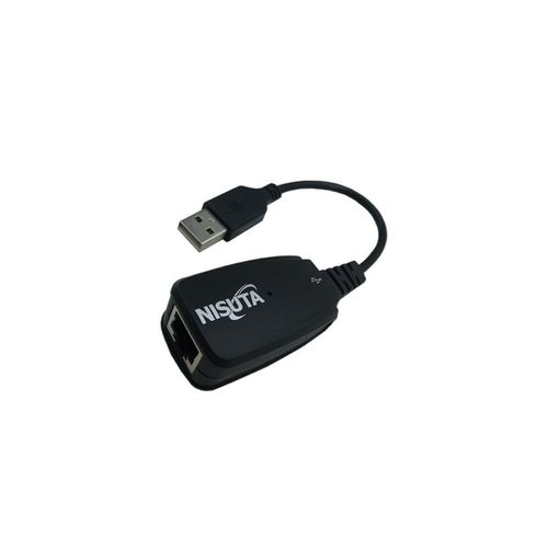 Conversor Nisuta NS-COUSREDCH USB 2.0 a red 10/100 Mbps