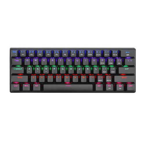 Teclado Gamer T-Dagger T-TGK321-BR Arena Brown Switch 60% Mecánico Rainbow