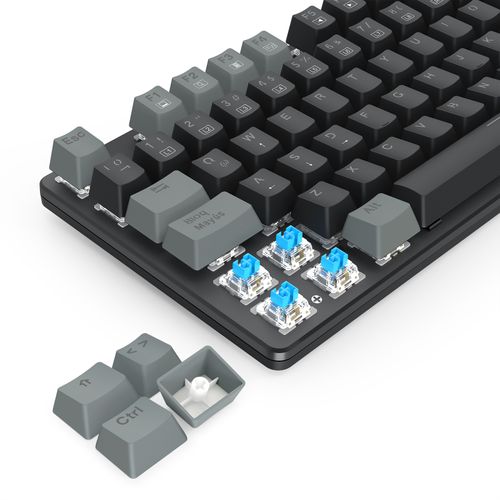Teclado T-Dagger Bora Black Grey Lite T-TGK313BG