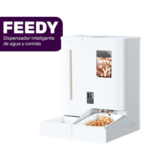 Alimentador Haxly para mascotas 2en1 con wifi y camara